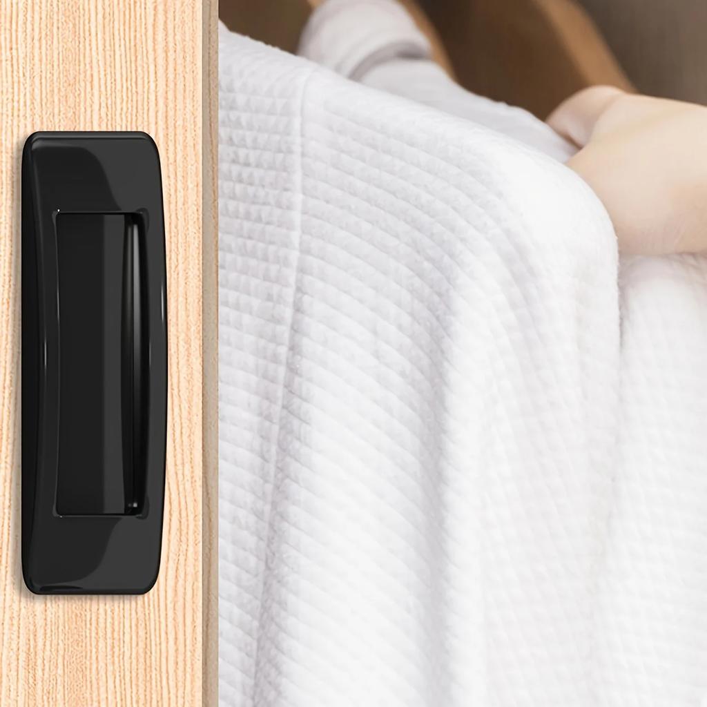 2/4Pcs Self Adhesive Sliding Door Handles for Doors Glass Window Cabinet Drawer Wardrobe Handle Push-pull Home Supplies