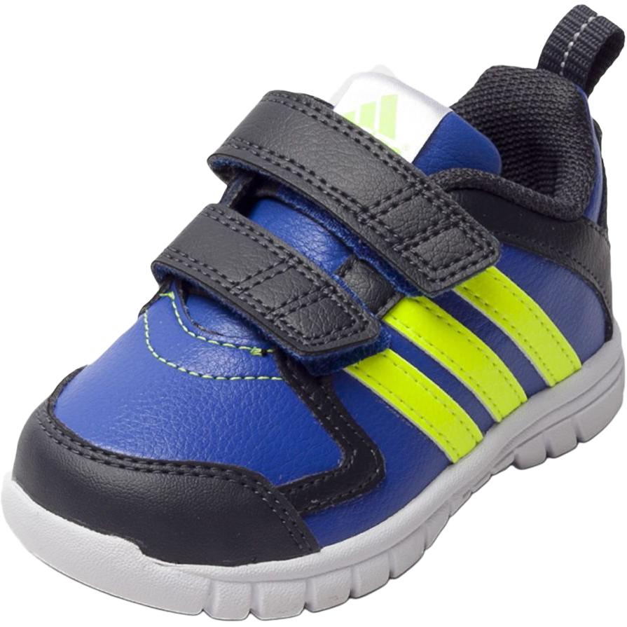 Adidas Synthetic Leather Sta Fluid 3 Cf I Versatile Comfortable Low-Top Walking Shoes Baby sneaker Blue Green B23933