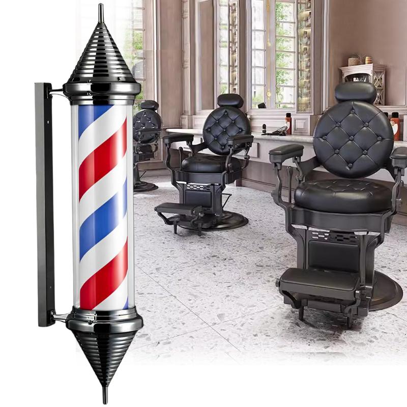 Ceiling pillar LED lamp barber barber barber sign advertising salon 103cm