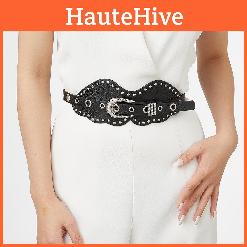 Urban Inspired Belt With Alloy Pin Buckle And Designer Style For Casual Outfits