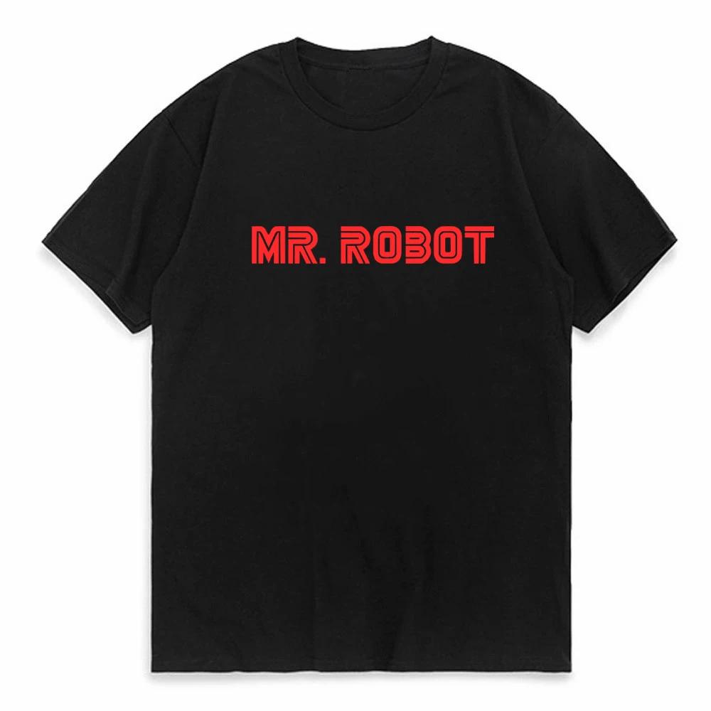 Vintage Vtipné Tričko Mr Robot Unisex 100% Bavlna Fsociety Tričko Krátký Rukáv F Society Hacker Tričko Vrcholy Geeki Tričko Oblečení Dárek