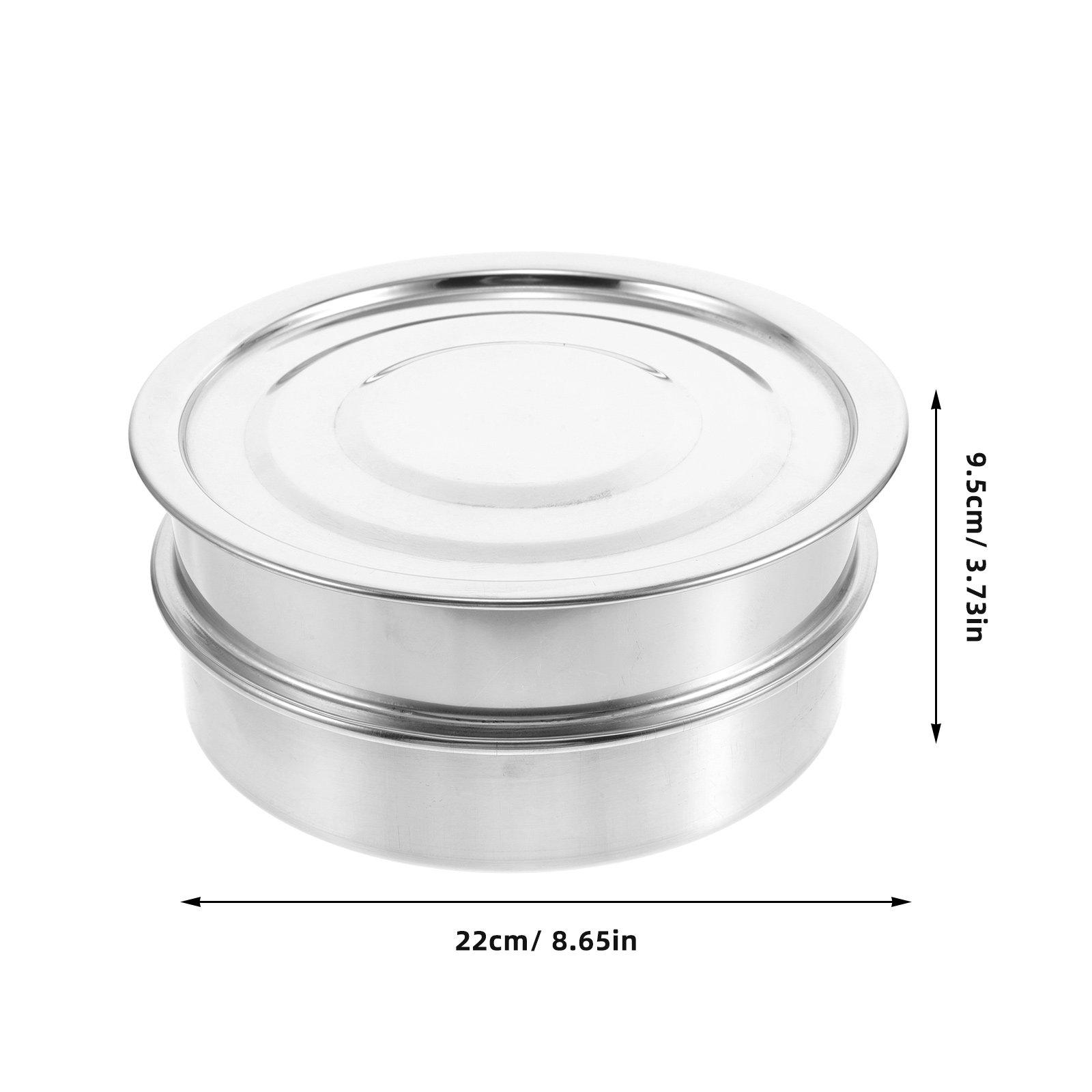 

1Set Automatic Bean Sprouts Grower Round Stainless Steel Sprouting System with Lid for Alfalfa Wheat Grass Broccoli Sprouting At