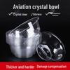 ZISIZ Disposable Transparent Hard Plastic Serving Bowl