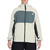 Nike Color Block Sports Zip-Up Hoodie Women jackets Light-Beige II1329020