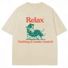 Funny Relax Dog Nothing Is Under Control T Shirts Unisex Unisex Fashion Summer TShirts Oversized Cotton Casual T Shirt Streetwear