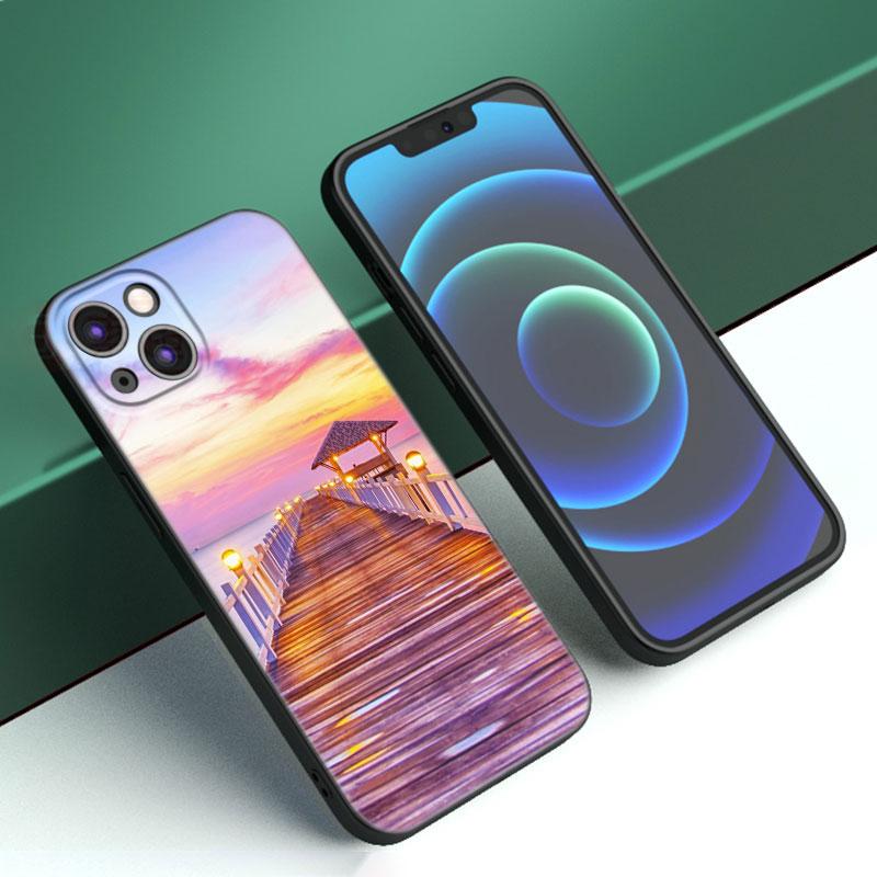 Summer Beach Sunset Sea Phone Case For iPhone Samsung Galaxy Redmi Xiaomi Oppo OnePlus Note S A 7 8 9 10 11 12 13 14 20 21 22 23 53 54 Pro Max Ultra
