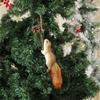 Artificial Squirrel Decoration Christmas Tree Hanging Ornament For Door Mantel Window Wedding Christmas Party Decoration