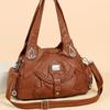 Tote bag women's commuter large-capacity shoulder messenger bag