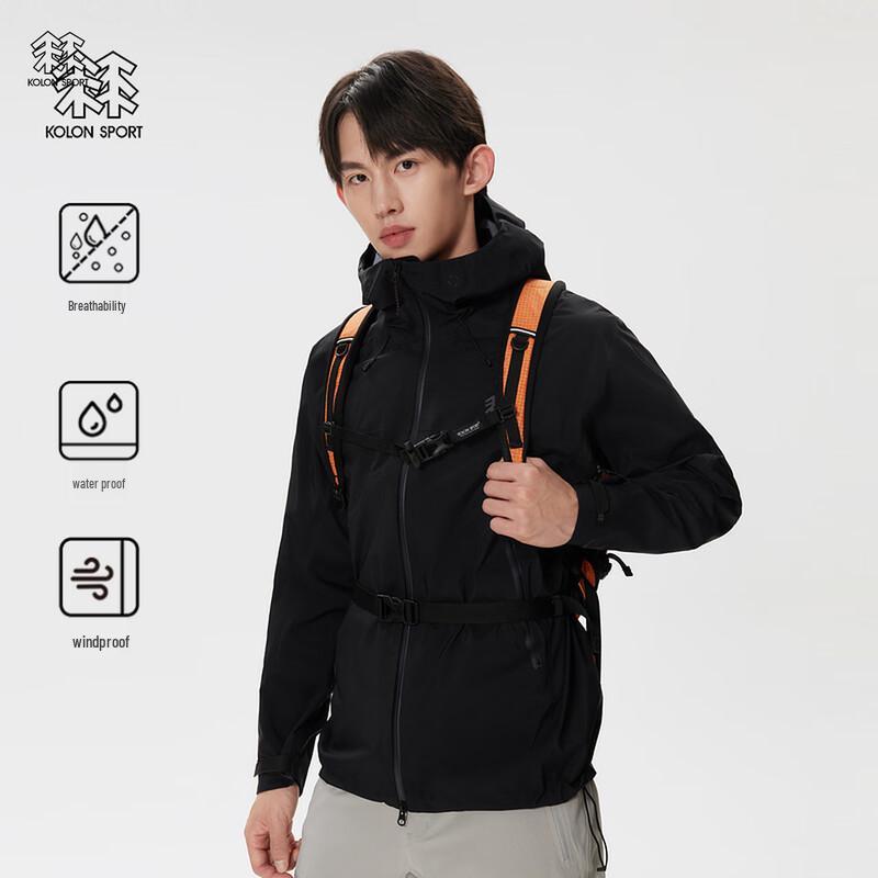 

KOLON SPORT Men s GTX PRO 3L Waterproof Hooded Jacket M