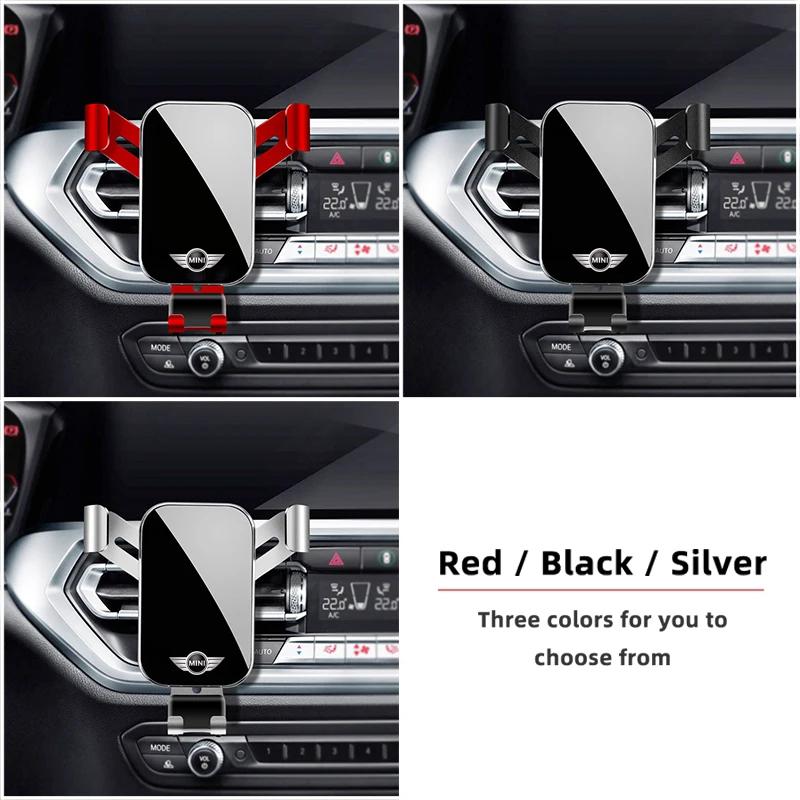 ABS Car Phone Holder 360 Rotation Gravity Auto Grip Bracket For BMW MINI One Cooper JCW Countryman Clubman Cabrio Paceman Coupe