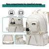 Lin Xiaojun Large Capacity Student Backpack