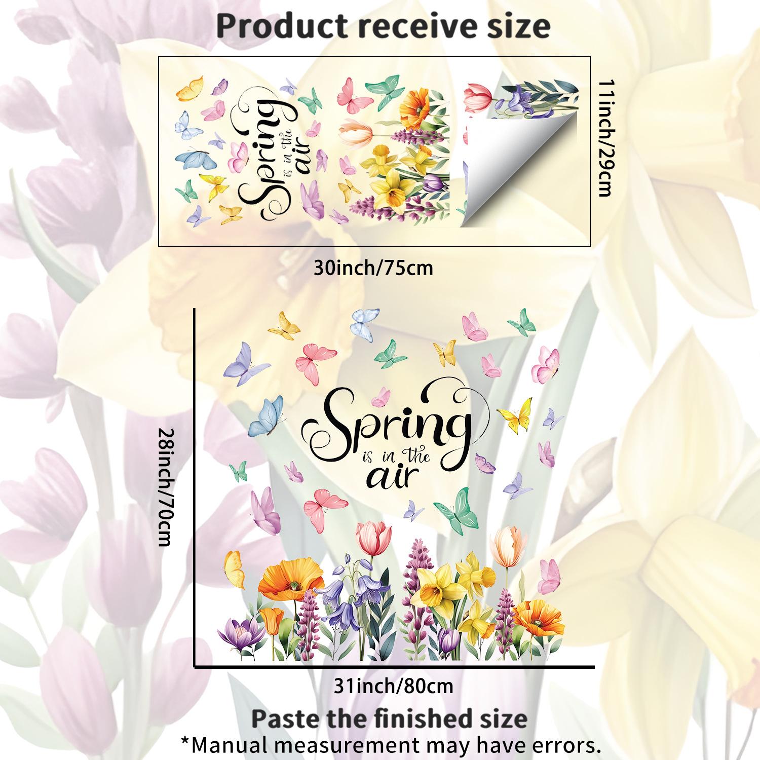 

Colorful Butterfly Window Stickers for Bedrooms, Living Rooms, Balconies and Bathrooms To Beautify Windows JDT-A555