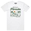 VOICEART Florida Croc On the Beach USA States Funny Graphic Premium T-Shirt