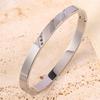 ZAKOL 5/1pcs Stainless Steel Bracelet With Shiny Zircon High-end Fashion Stacking Jewelry Birthday Party Gift for Women