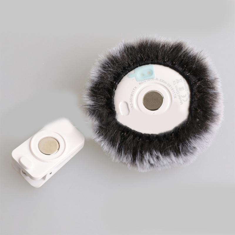 2Pcs Windscreen Cover for Omic Lavalier Microphones Windshield Artificial Furs Wind Screen Furry Sleeve