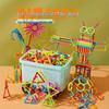 Early Education Building Block Sticks - DIY Puzzle Toys for Kids' Intelligence Development and Assembly Fun