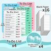 4 Pieces Chore Chart for Kids Multiple Kids - Sliding Routine Chart: Reble To Do List, RV Checklist, Planning Board, Visual Schedule, and Reminder