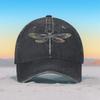 Dragonfly Pattern Printed Baseball Cap Adjustable Size Lightweight Stylish Versatile Classic Cap