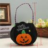 Halloween Pumpkin Candy Bags Decoration Props Portable Trick Or Treat Holder Handbag Basket Party Favor Holders For Children
