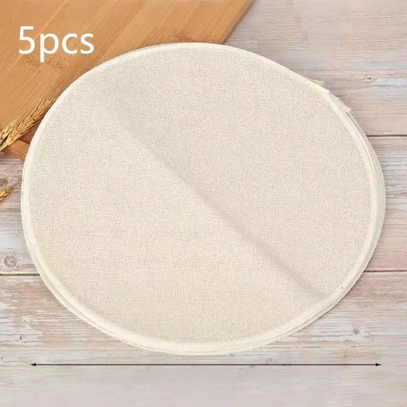 

5 шт. 30 см Ткань для пароварки из чистого хлопка Бытовая ткань для ящиков Коврик для приготовления на пару риса и булочек Круглая хлопковая марля Кухонная пароварка белый