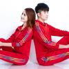 New Large Size Long Sleeve Sports Uniforms for Walking, Gymnastics, Fitness, and Square Dancing