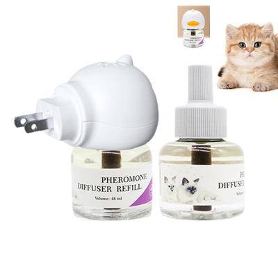 96ml 1 Difuzér 2 Upokojujúca tekutina Feromóny Stabilizátor emócií Anti-stres Elektrické vykurovanie Upokojujúci feromónový agent pre mačky Set