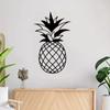 Stunning Black Pineapple Sign! For Home Living Room. Modern Pineapple Metal Wall Decor. Stylish Wall Sculpture and Hanging.