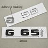 3D ABS Car Letters Logo G55 G63 G65 Sticker Rear Trunk Badge Emblem Decals For AMG G55 G63 W463 Auto Accessories