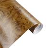 10/30*100cm Glossy Wood Grain Vinyl Film PVC Car Internal Decoration Sticker Wrap Waterproof Grain Textured Decal Accessories