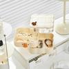 Rotating Multi Layer Jewelry Box for Accessories Space Saving Earrings Rings Holder Desktop Cosmetics Storage Container