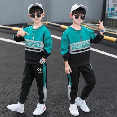 Jungen Bekleidungsset gestreiftes Sweatshirt Oberteile + Sporthosen Trainingsanzüge Winter Herbst Kinderanzug Kinder