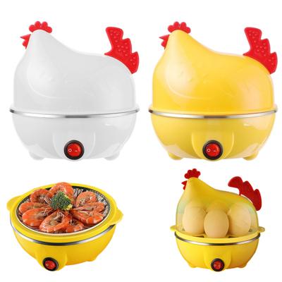 Electric Egg Boiler Chicken Shaped Egg Steamer Large Capacity Automatic Plug-in