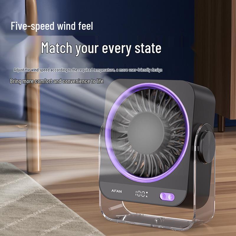 Silent Mini Desktop Cooling Fan - Ideal for Office and Gifts