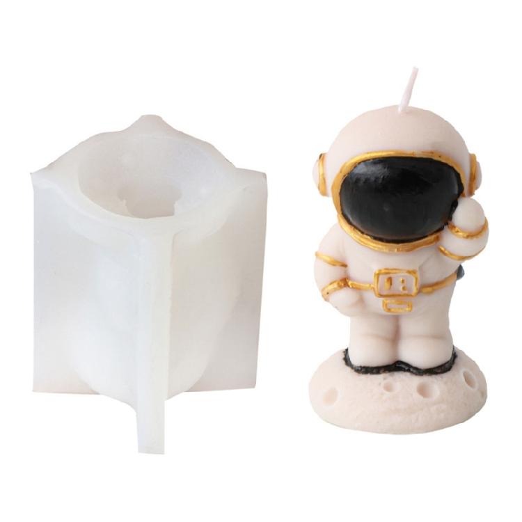 Astronaut Silicone Candle Molds Soap Silicone Molds for Making Candle Soap Home Decorations Epoxy Resin Silicone Molds