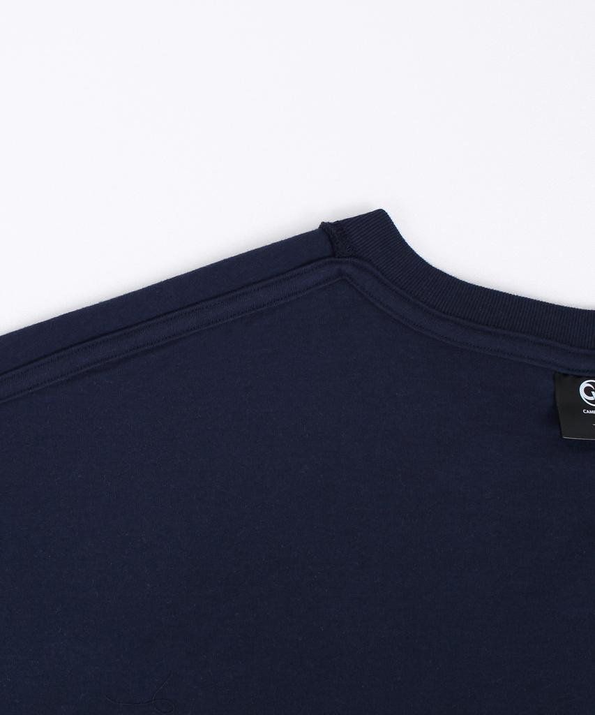 CAMEL WORK Authentic Logo Short Sleeve T-Shirt (Navy)