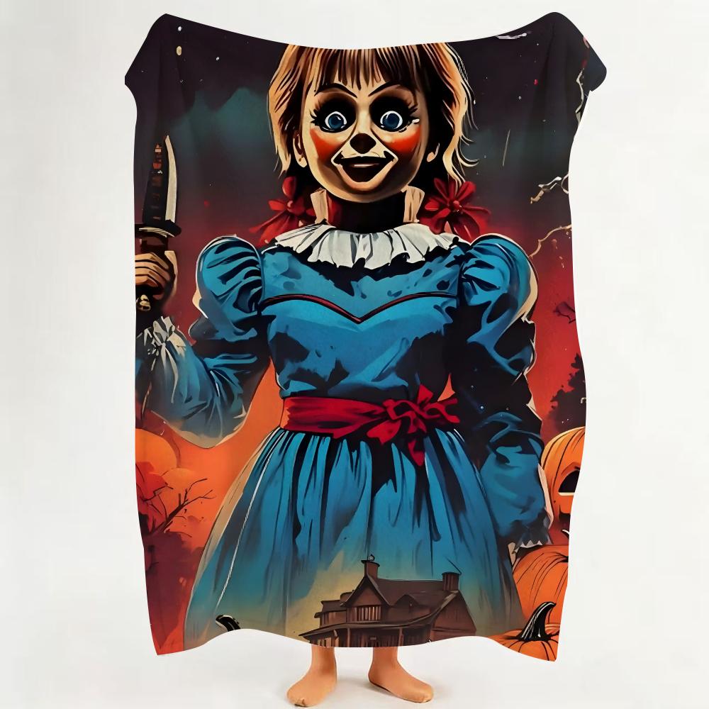 Movie A Annabelle Flannel Blanket Suitable for Sofa Living Room Bedroom