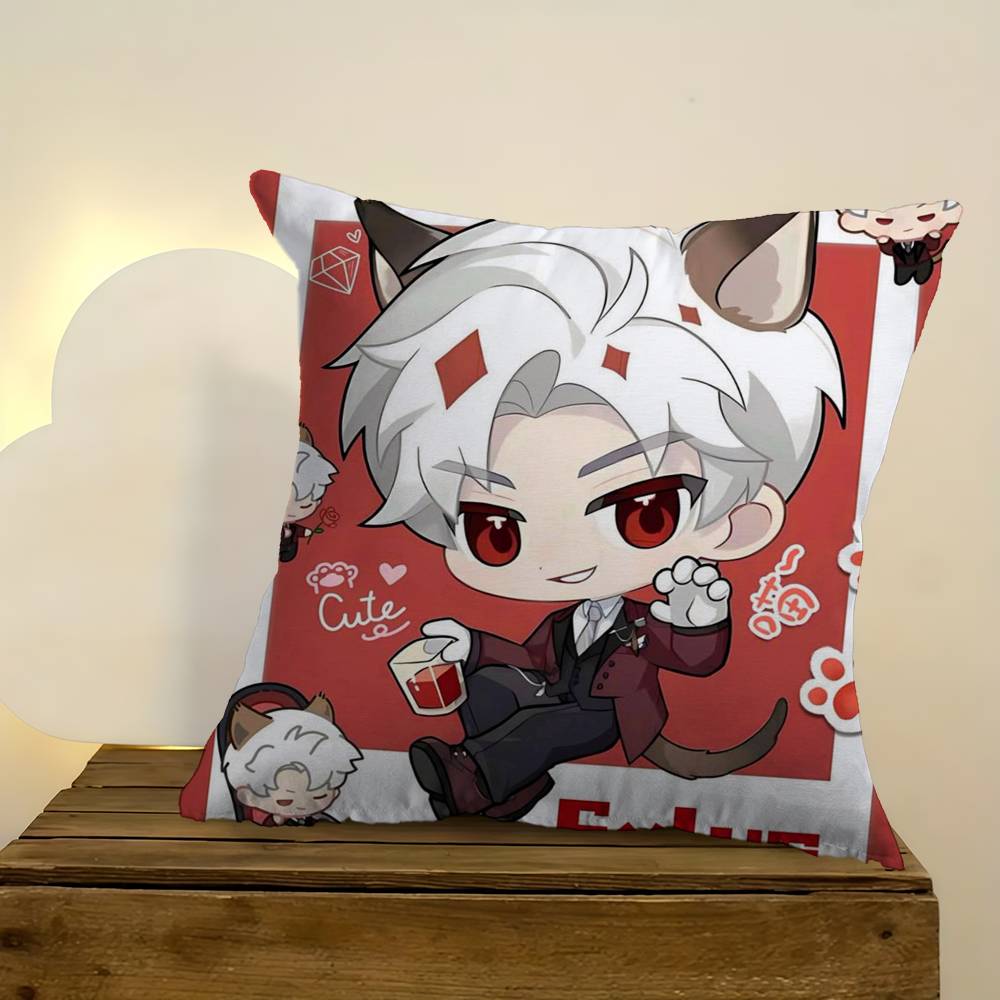 Anime Sylus Love And Deep Space Cushion Cover Inches Farmhouse Decor Home Throw Pillow Covers For Couch Decorations