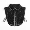 Women Embroidery Lace Detachable Lapel Fake Collar Shirt White Ruffles False Collar Woman Removable False Blouse Nep Kraagie