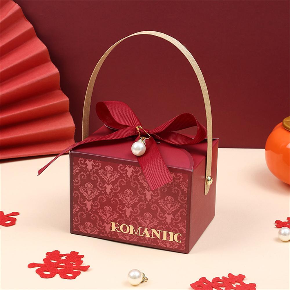 New Candy Box Champagne Gift Bags Birthday Baby Shower Favors Handheld Chocolate Gift Packing Box Decoration for Guests