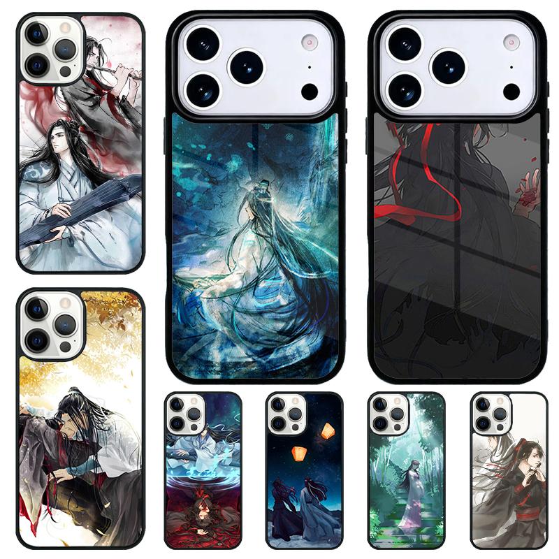 Cartoon Mo dao Zu shi Phone Case for iPhone 17 Air 16 15 11 12 14 13 Pro Max Shockproof Cover