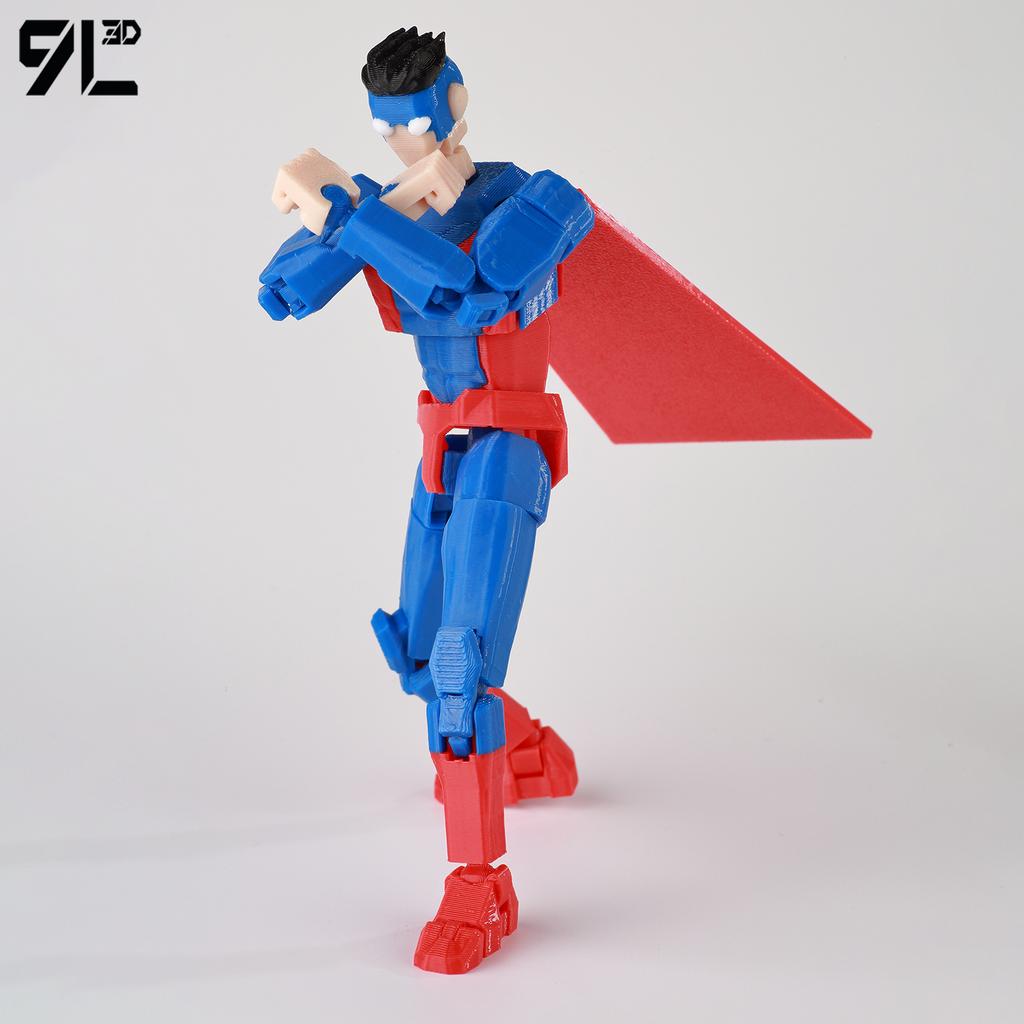 9L3D Printed Superheroes Invincible Supermark Anime Multi-Jointed Shapeshift Toys Action Figures Mannequin Model Ornaments Gifts