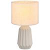Table Lamp Table Lamp Bedside Lamp With Linen Shade Rocker Switch Desk Lamp 22 X 22 X 39 Cm Beige