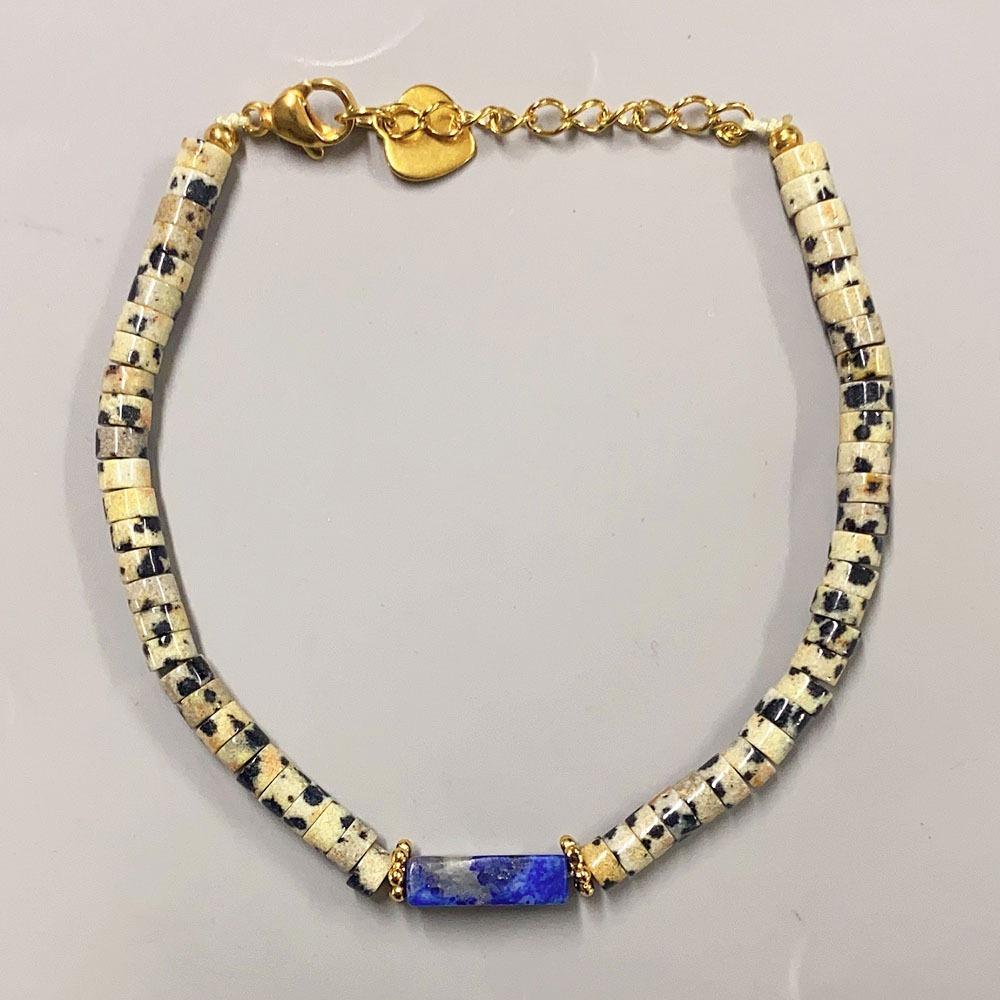 Feeling Spar Mix and Match Armband Natur Süßwasserperlen Armband Reisetrend Matching