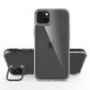 For iPhone 15 Case Shockproof TPU+PC Phone Back Cover with Metal Lens Kickstand