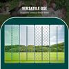 VEVOR 182.9 cm Fence Post 10 Pack Heavy Duty Metal Fence Posts Green