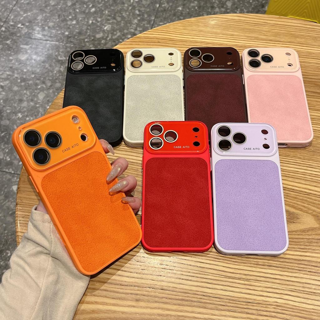 Retro High-Grade Leather Phone Case: Instantly Adapts from iPhone 17 to Fit iPhone 16 Pro Max for Autumn/Winter