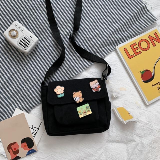 

Bonito Lona Pequena Bolsa Femininanova Japonês Harajuku Diagonal Saco Selvagem Estudante Menina Sacos De Ombro Para As Mul