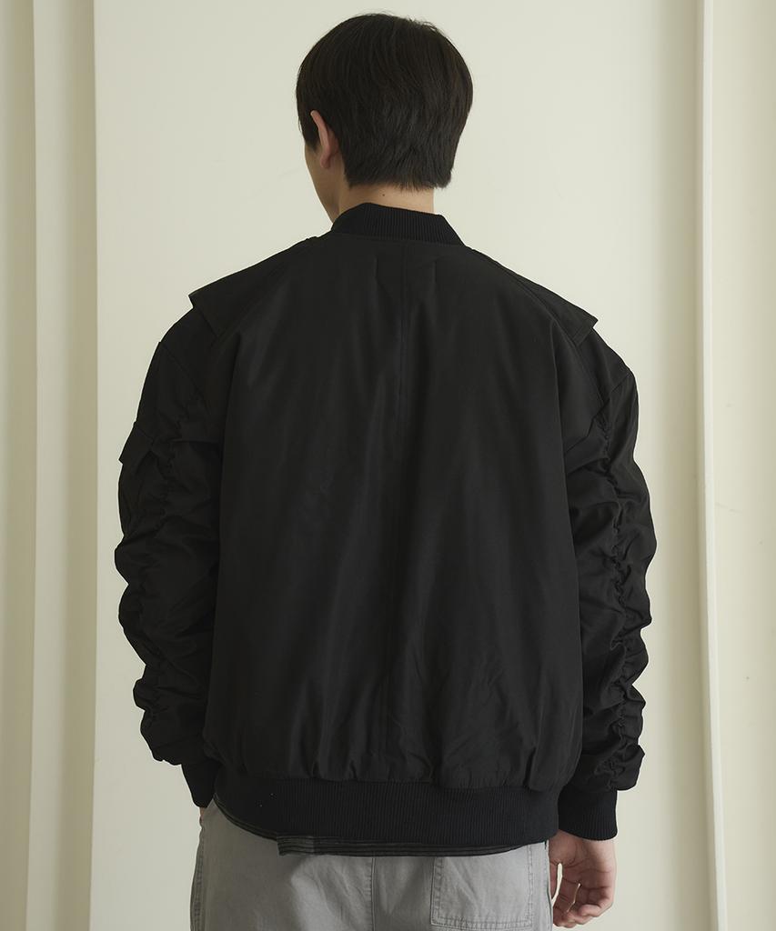 Phenix Multi Out-Pocket Ma-1 Bomber Jumper [Black]