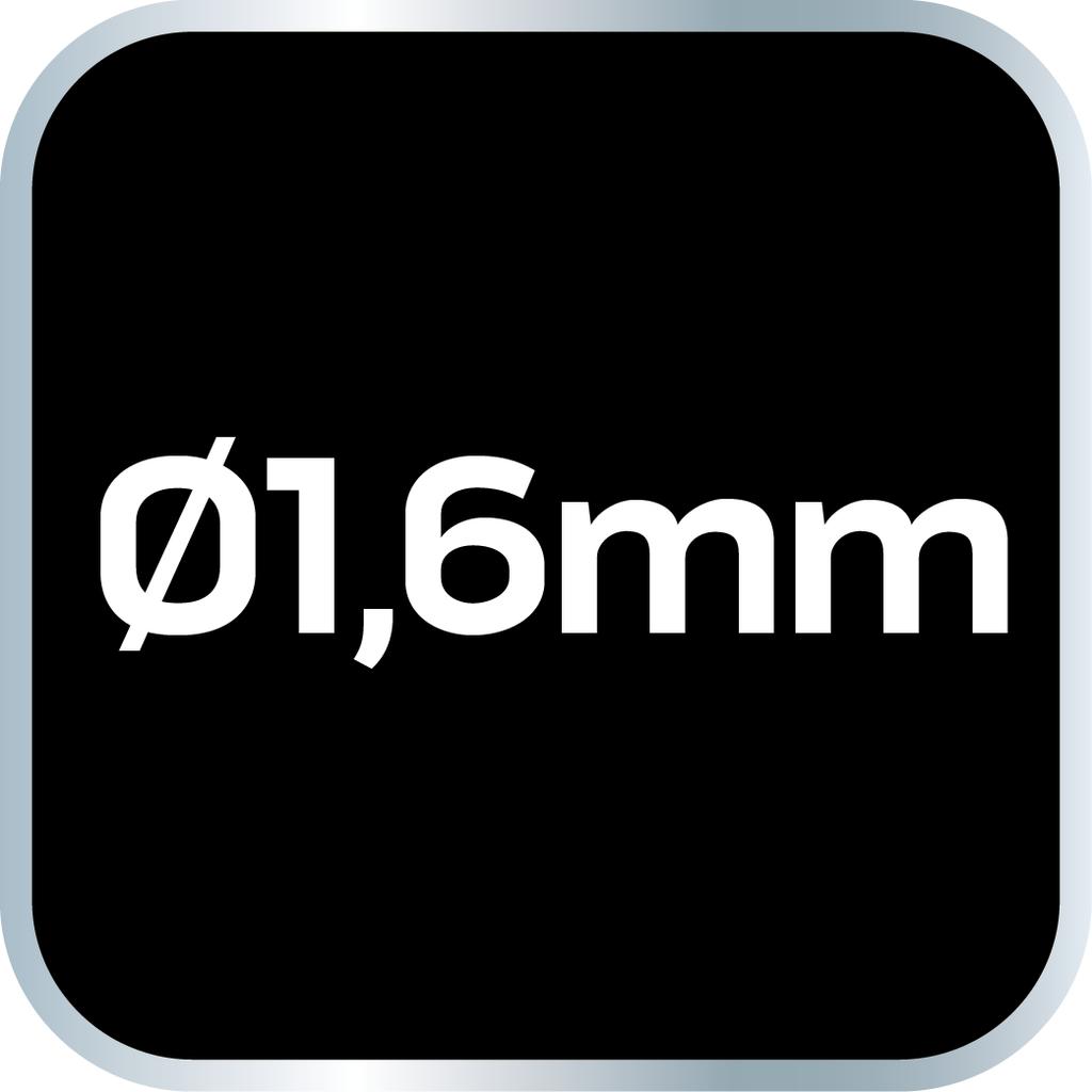 Round trimmer line, diameter 1.6 mm, length 15 m