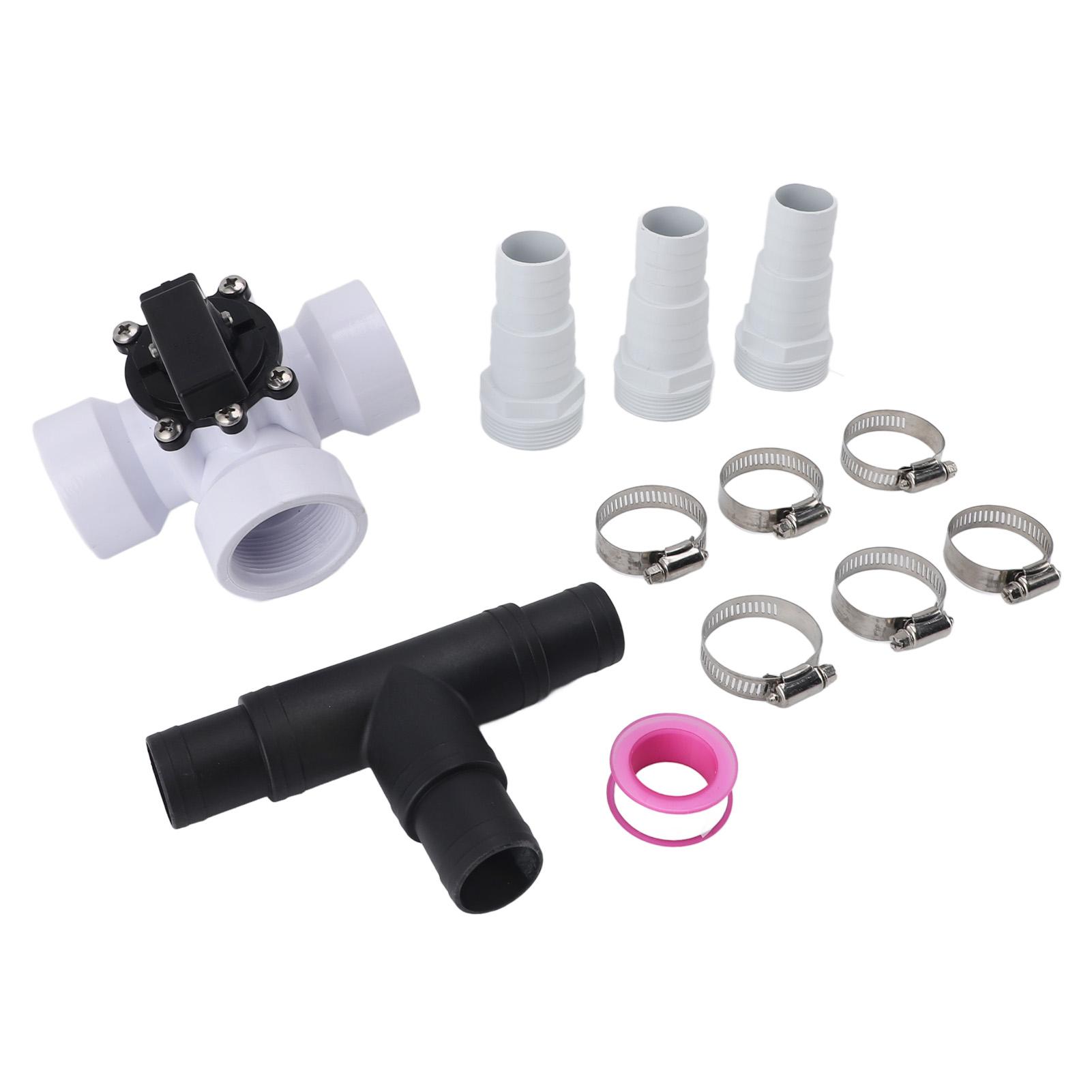 Diverter Valve Replacement, G1 1Celsius2 Female Thread, Easy to Install Swimming Pool Diverter Valve for Spa